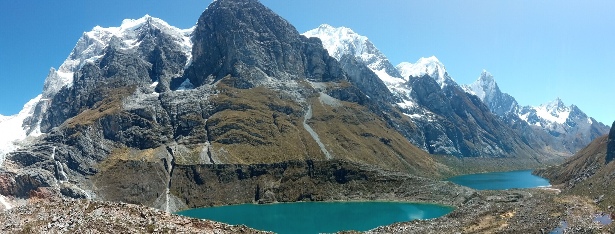 Foto de la coordillera Huayhuash